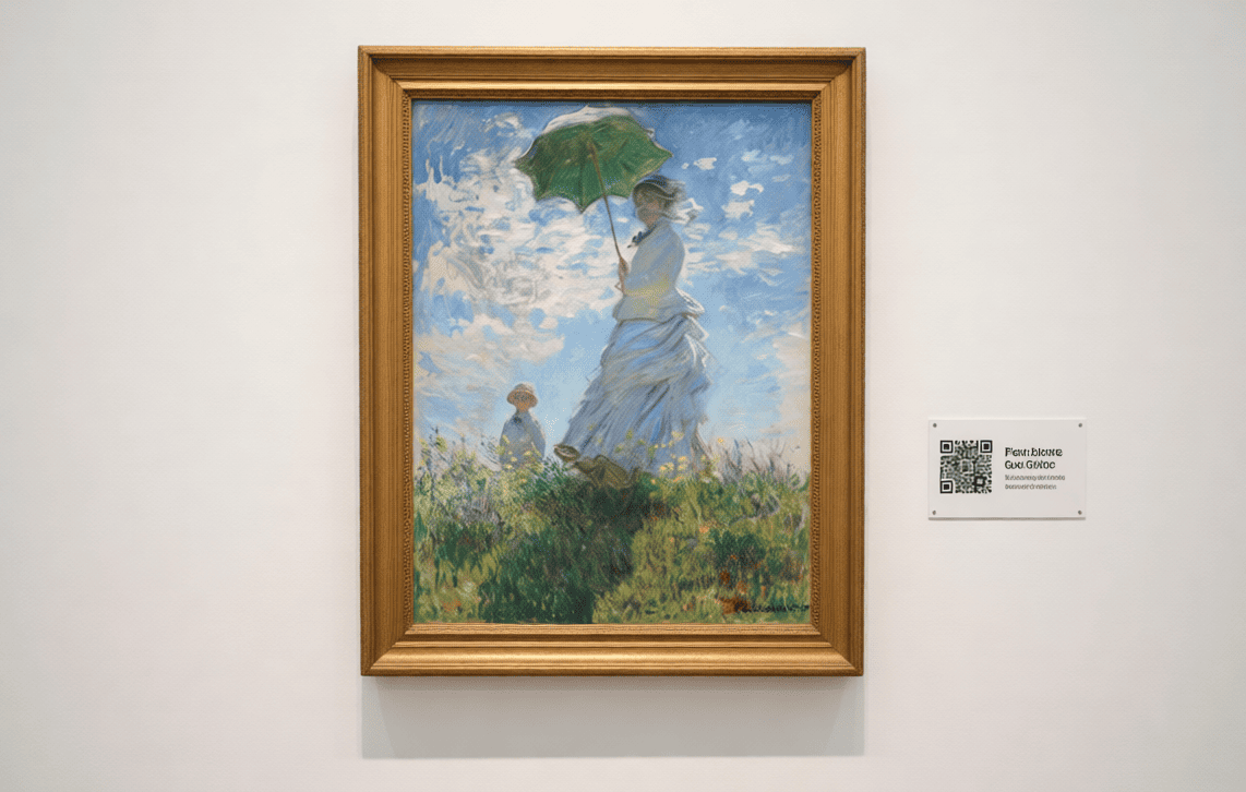 Woman with a Parasol, Madame Monet and Her Son
<i>Claude Monet (1875)</i>