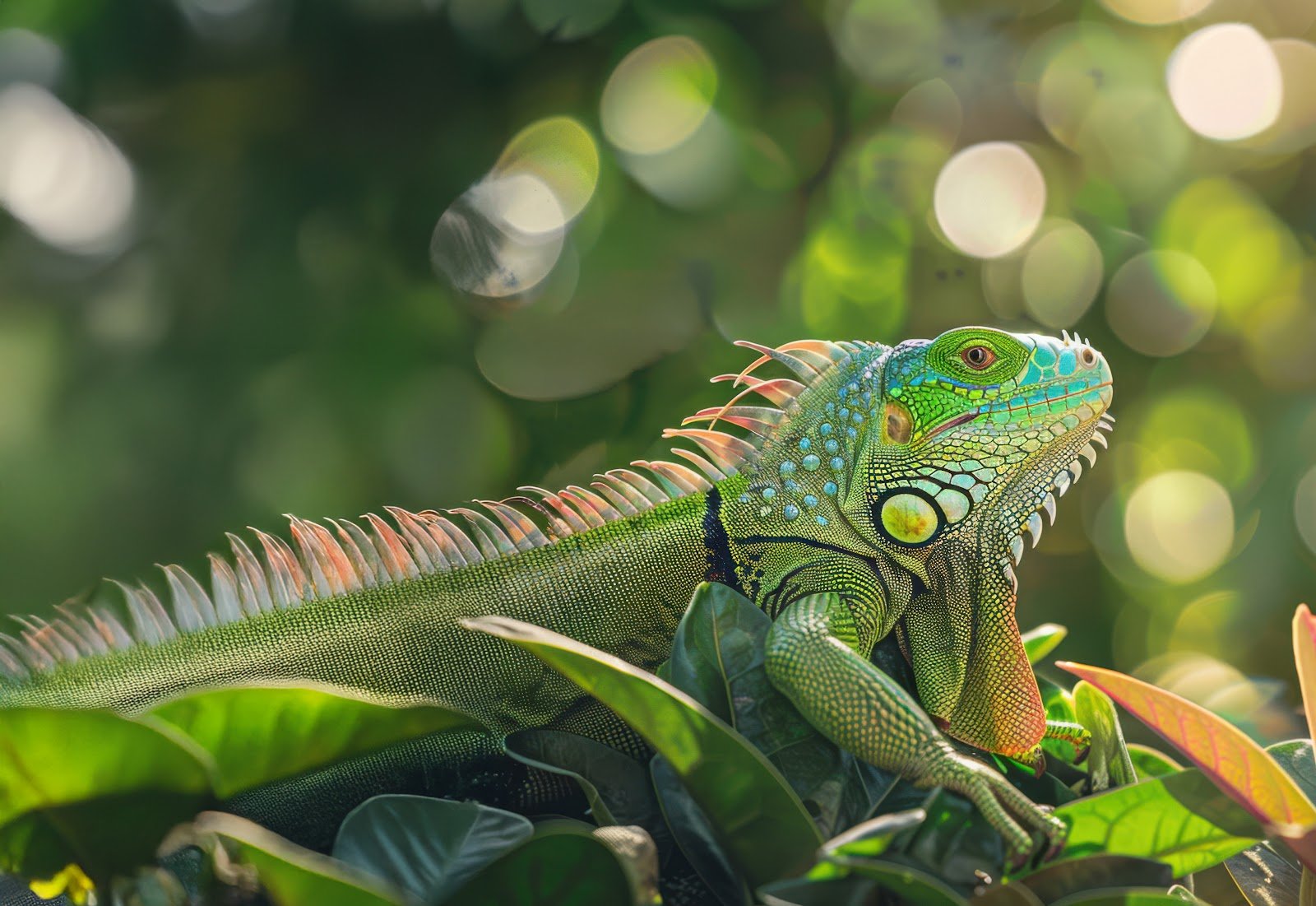 Iguana/Iguana hijau <br>Green iguana <br> <i>Iguana iguana</i>